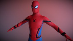 Spiderman Homecoming Sculpt sculpt, spiderman, spiderman-homecoming, tom-holland, maya, 3d, substance-painter, zbrush, 3dmodel