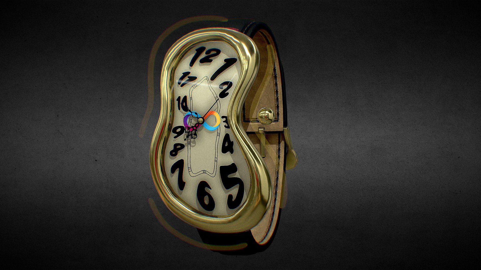 Awersome stainless steel Internet Computer coin Watch.

Currently available for download in FBX format.

3D model developed by AR-Watches.