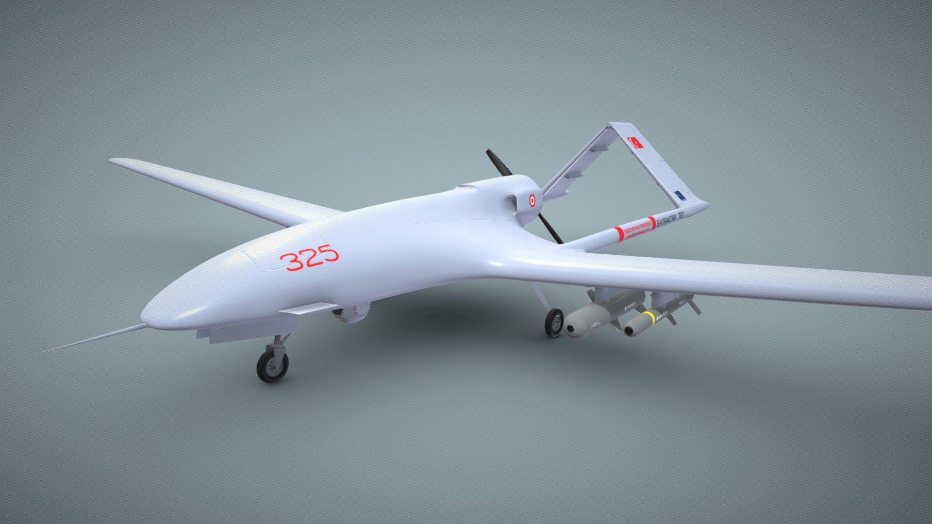 All the model have been moved to FAB you can get it on my profile: https://www.fab.com/sellers/luisbcompany

The Bayraktar TB2 is a medium-altitude long-endurance unmanned combat aerial vehicle capable of remotely controlled or autonomous flight operations The aircraft are monitored and controlled by an aircrew in a ground control station, including weapons employment