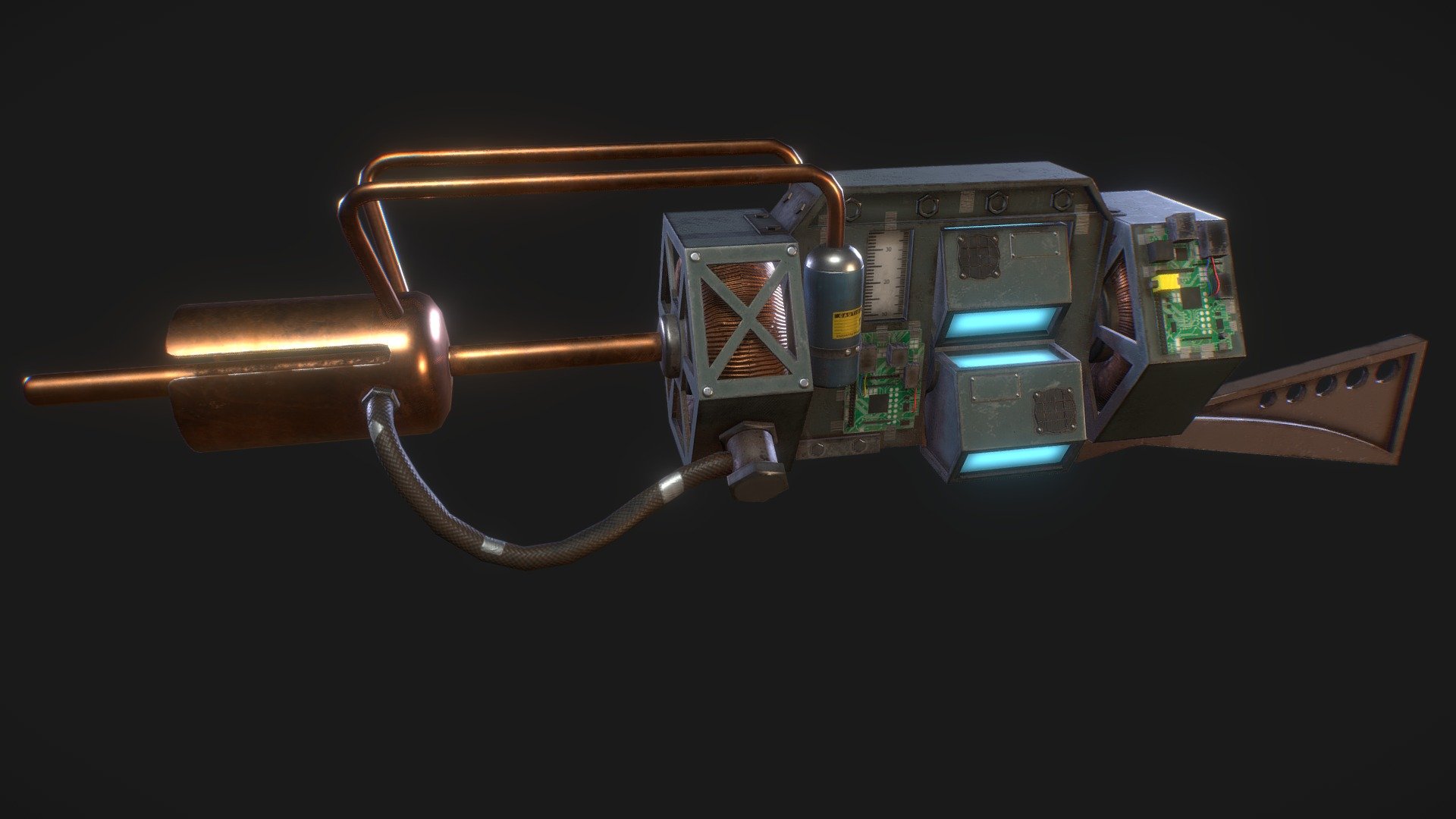 Tau Cannon (half life 1) model I made for VANCE dev on Half Life 2 mod.
I responsible for modeling, texturing, UV, and rendering.