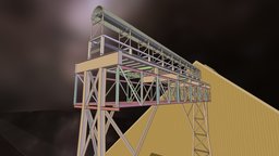 Coal Storage Conveyor storage, project, conveyor, coal, modification, sketchup