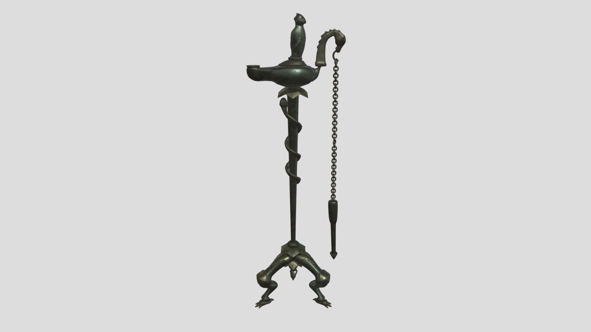 Roman Oil Lamp Stand 3D Model with textures.



It's made by me for a scenography and reconstruction project about a Pompei site. 

Amazing for a Roman or ancient environment.

Available soon for sale.


Hope you like it!