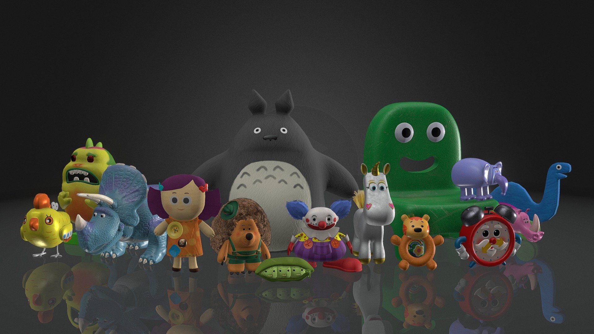 Bonnie's toys seen in Toy Story films and shorts.



More 3d models related in my profile 🙂