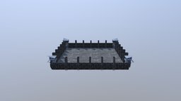 Simple Arena (VR test object) vr, arena, 3dsmax, sci-fi, simple