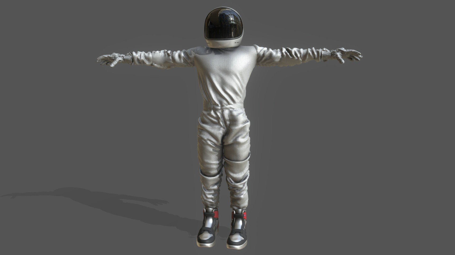 Astronaut made In Marvelous Designer, texturized in Substance Painter - Blender with Cyrcles. All Textures, materials and HDRI are included.

-Blender Project

-Marvelous Designer Project

-Single Texture 4k

-OBJ
