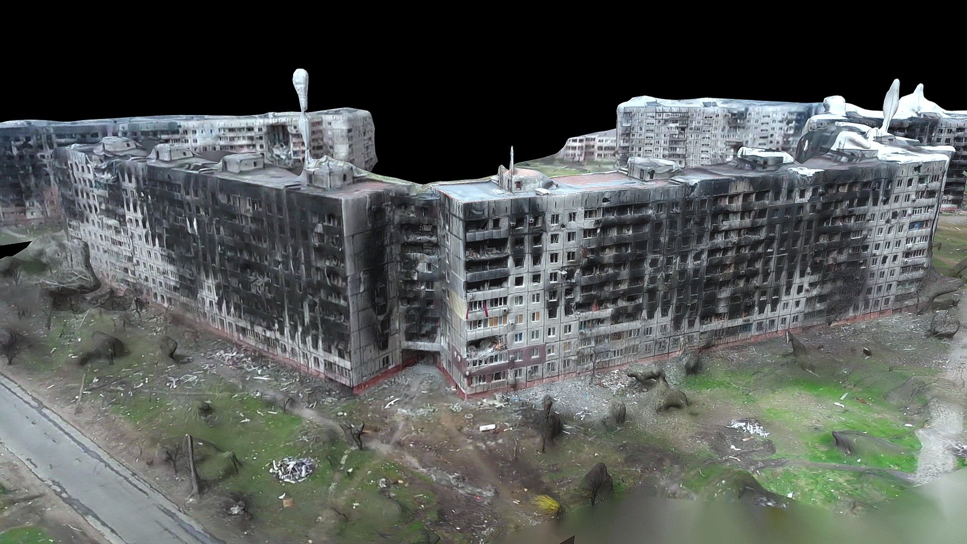 Destructed Buildings in Mariupol Ukraine by Russian attacks (War 2022)

Зруйновані будівлі, Маріуполь Україна