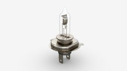 Car Headlight Lamp lamp, bulb, automobile, power, transportation, component, spotlight, bright, auto, headlight, glass, 3d, vehicle, pbr, technology, car, light