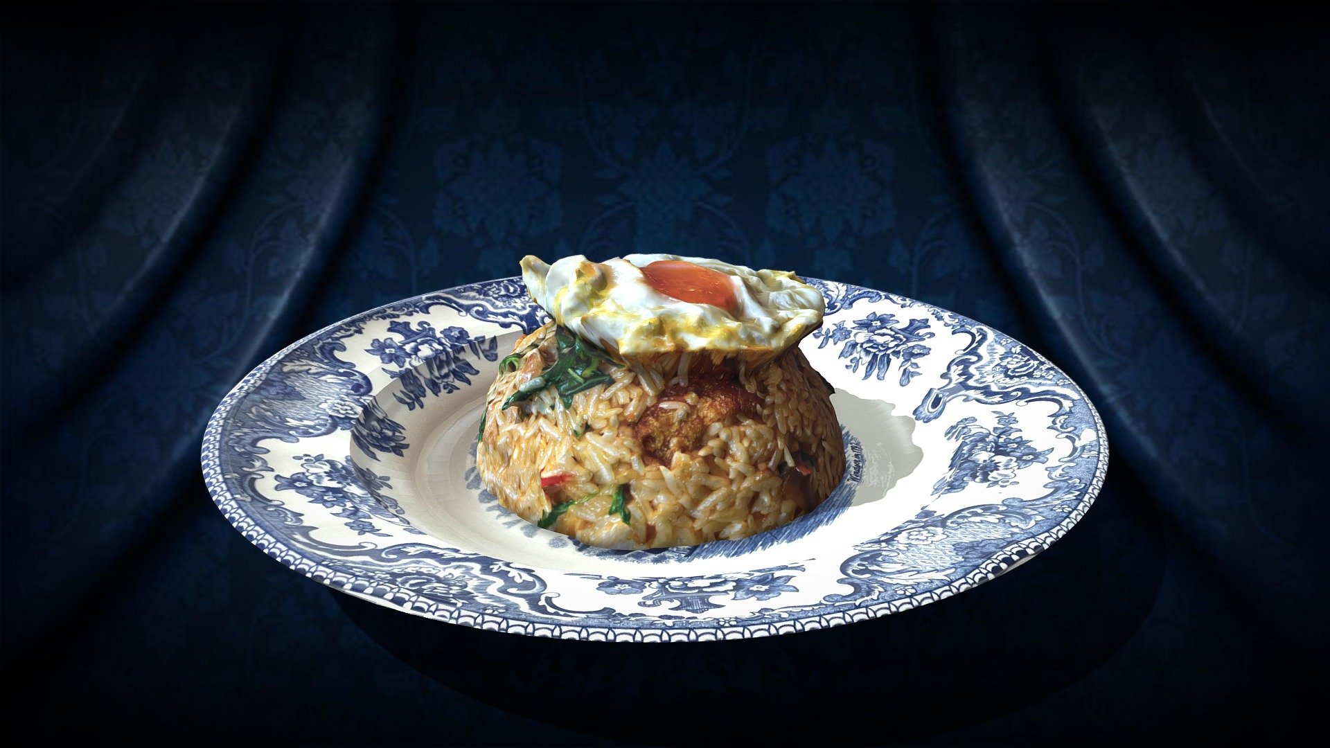 Savor the exquisite blend of flavors in Surinthip Kitchen's Crispy Pork with Basil Mixed with Rice. Succulent pork, fragrant basil, and fluffy rice unite in a culinary masterpiece that's sure to please. Elevate your dining experience with this Thai delicacy today. Each bite is a symphony of textures and tastes, crafted with love and expertise by Surinthip Kitchen. 333-FB-Crispy Pork With Basil Mixed 

The presented 3d model is based on Food Dish and is detailed for closeup renderings.




Geometry 

Polys (without subdivision):  232,600

Verts (without subdivision):  116,700




Textures

8k textures are used for the food 3D model (8192 x 8192px) 

4k textures are used for the Dish 3D model (3840 x 3840px)




File Formats

3DS MAX  /  C4D  /  BLENDER  /  FBX  /  OBJ  /  STL  /  DAE









