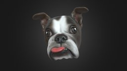 Elaine's French Bulldog model dog, pet, personalized, frenchbulldog, custom-made, noai