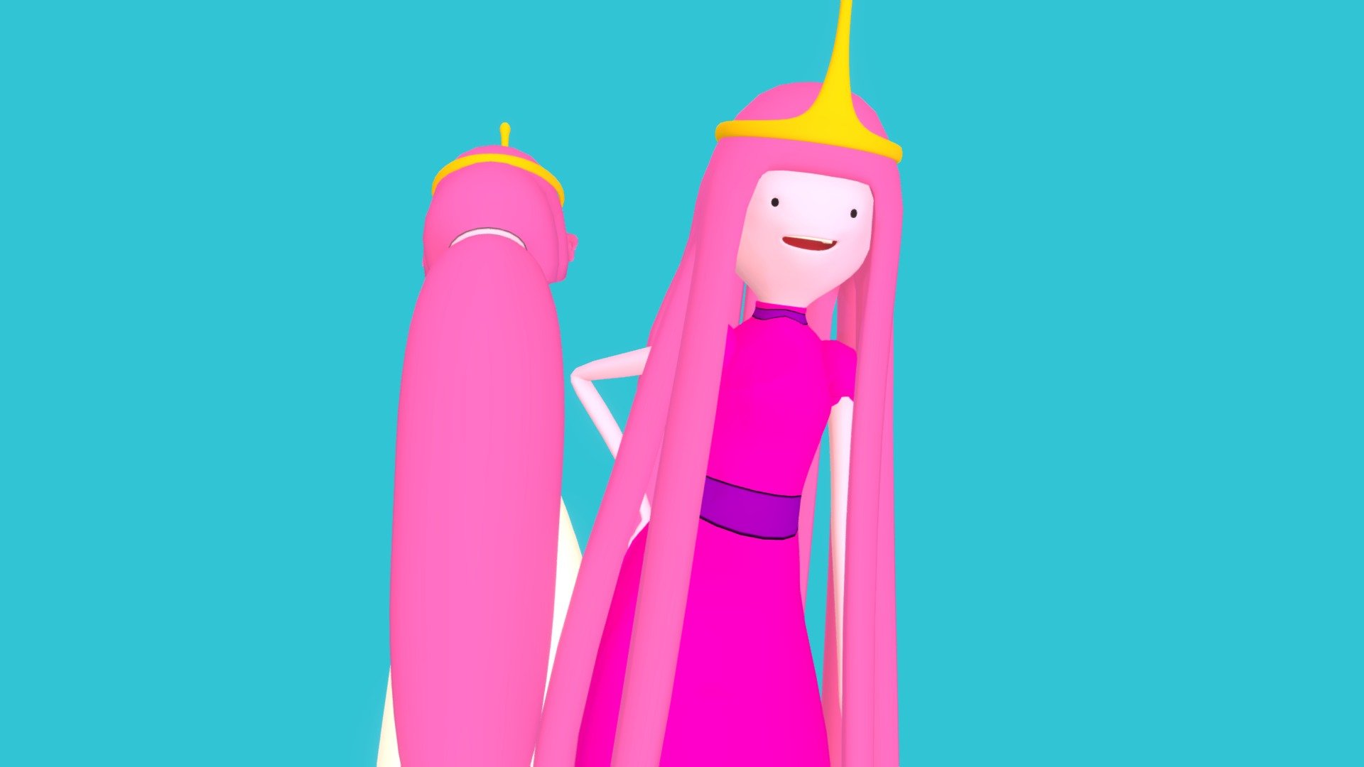 You know what time it is!  

I created these two models a while ago and ended up posting them here! I recommend checking it out in shadless mode too, since it fits with the shows style!