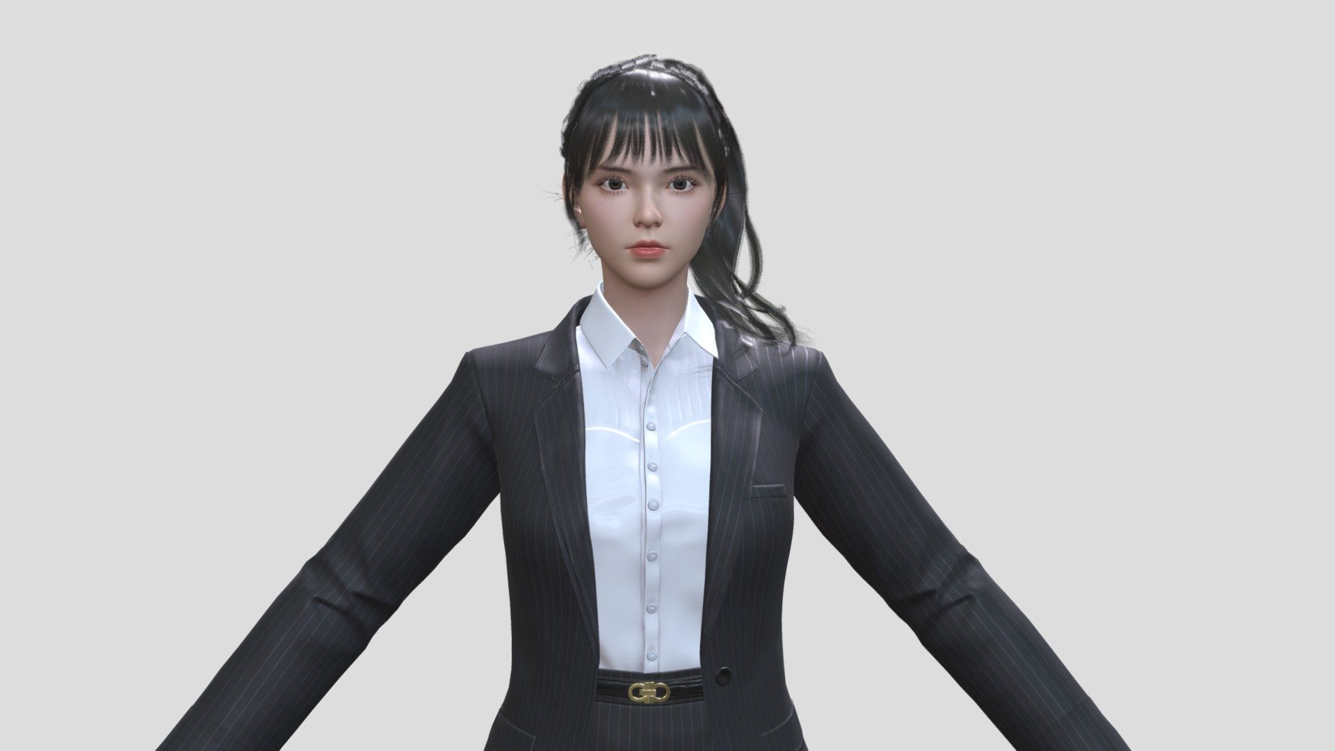 The version of Maya is 2019.

There are 8 UVs in total: Face 4096, Body 4096 Eyes 1024 coat 2048 Eyelashes512 Shirts 2048 skirt 2048 Shoes 2048.

Textures uses the metalness pbr texture .

The compressed package contains maya file, FBX file, dae file,obj file and all the texture files.

The skin part covered by the body is intact, and the model is not deleted.

Hope you all hope my work~

More products and infomation please visit : https://www.artstation.com/vincentpage/store

Don't forget to check my other sneakers,Have a nice day：）