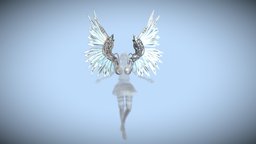 Mecha Angel Wings toon, future, wings, tech, robotic, angel, angels, mecha, sciencefiction, science-fiction, sci-fi, futuristic, fantasy, robot, wing, angelwings, arcangel, robotwings, mechawings