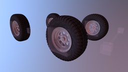 Wheel Rig wheel, taylor, road, cgi, mieren, tomations, 3d, blender, rigged