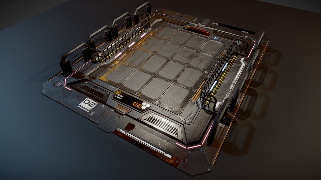 Sci-Fi Elevator #2

Modeling: Adrian Equisoain (https://www.artstation.com/artist/equiso)

I did the UVs in 3DSMax, and I created the textures using Quixel Suite and Photoshop