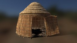 Lapa Thatch Hut africa, weave, roof, african, hut, tiling, seamless, thatch