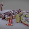 Proxy Rifles rifle, high, textures, hd, post-apocalyptic, apocalypse, ready, survival, 4k, 2k, defenition, substance, weapon, asset, game, 3d, blender, pbr, low, poly, shotgun, gun, zombie