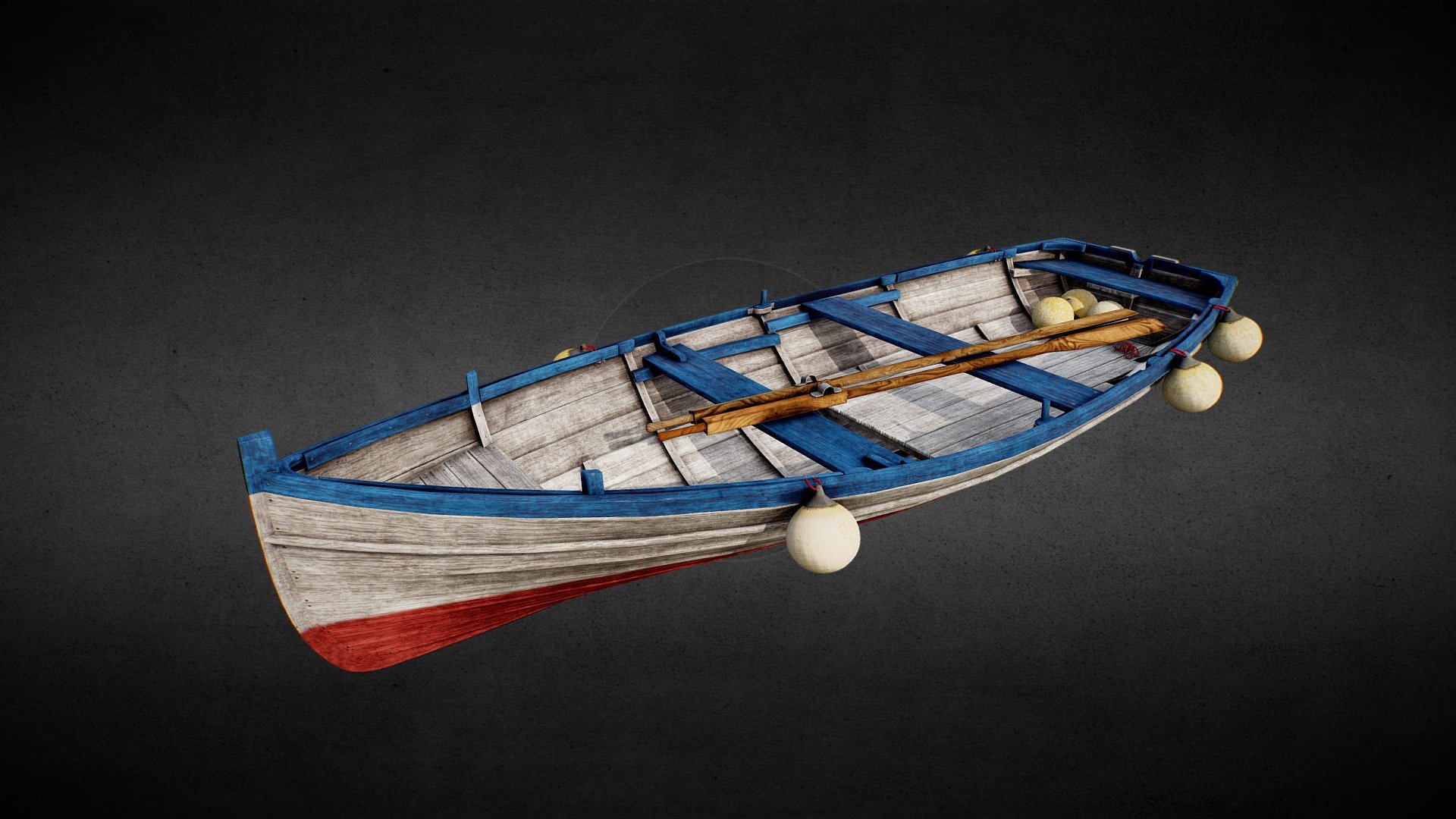 The beginning of rowing is clouded in history but the use of oars in the way they are used today can be traced back to ancient Egypt. Whether it was invented in Egypt or something learned from Mesopotamia via trade is not known. However, archaeologists have recovered a model of a rowing vessel in a tomb dating back to the 18-19th century BC.
From Egypt, rowing vessels, especially galleys, were extensively used in naval warfare and trade in the Mediterranean from classical antiquity onward. Galleys had advantages over sailing ships: they were easier to maneuver, capable of short bursts of speed, and able to move independently of the wind.

FBX
NON OVERLAPPING UV
ONLY ONE MATERIAL AND ONE TEXTURE
90,000 POLYGON
PBR TEXTURE