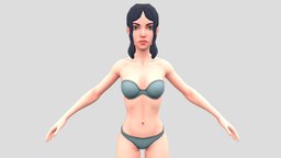 Stylized Female Character - Rigged - Janna rigging, basemesh, cartoony, cartoonish, mixamo, characterart, game-ready, female-character, charactermodel, blender3dmodel, femalecharacter, low-poly-model, cartooncharacter, lowpolymodel, gamereadymodel, femaleanatomy, rigged_model, base-mesh, low-poly-blender, rigged-model, game-ready-model, character, charactermodeling, unity, unity3d, low-poly, blender, lowpoly, blender3d, female, characterdesign, rigged, female-model, gameready, game-ready-character, riggedcharacter, gamereadycharacter