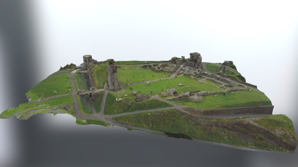 a quick flight around around Aberystwyth Castle  managed to produce this model , extracted from video with a few jpegs for GPS and orientation. push it around and zoom in and out.