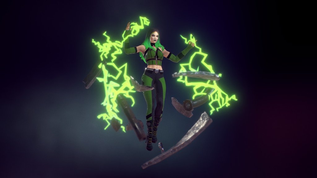My version of Xmen character Polaris otherwise known as Lorna Dane. Modelled in Maya, sculpted in Zbrush and textured in Substance Painter and Substance Designer
