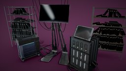 Sci-fi Investigaion Room Asset police, led, future, prop, cyberpunk, indoor, electricity, midpoly, props, machine, box, policeman, cables, detective, investigation, science-fiction, control_panel, screens, props-assets, spaceship-sci-fi, 4ktextures, gamereadyasset, ledlight, pbr-texturing, scifiprops, subtance-painter, futuredesign, pbr-game-ready, detective-office, controlroom, scifimodels, pbr-materials, blender, scifi, sci-fi, gameasset, textured, electric, space, spaceship, gameready, screen