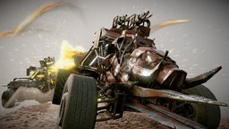 Crossout - Wild hunt vechile, crossout, game, blender