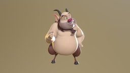 Phil Philoctetes sculpt - Disney´s Hercules hercules, disney, print, satyr, phil, fil, cartoony-character, philoctetes, filoctetes, character, cartoon, zbrush, male