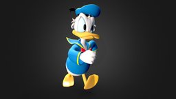Donald Duck figure, duck, figurine, disney, staffpicks, actionfigure, donald, character, noai