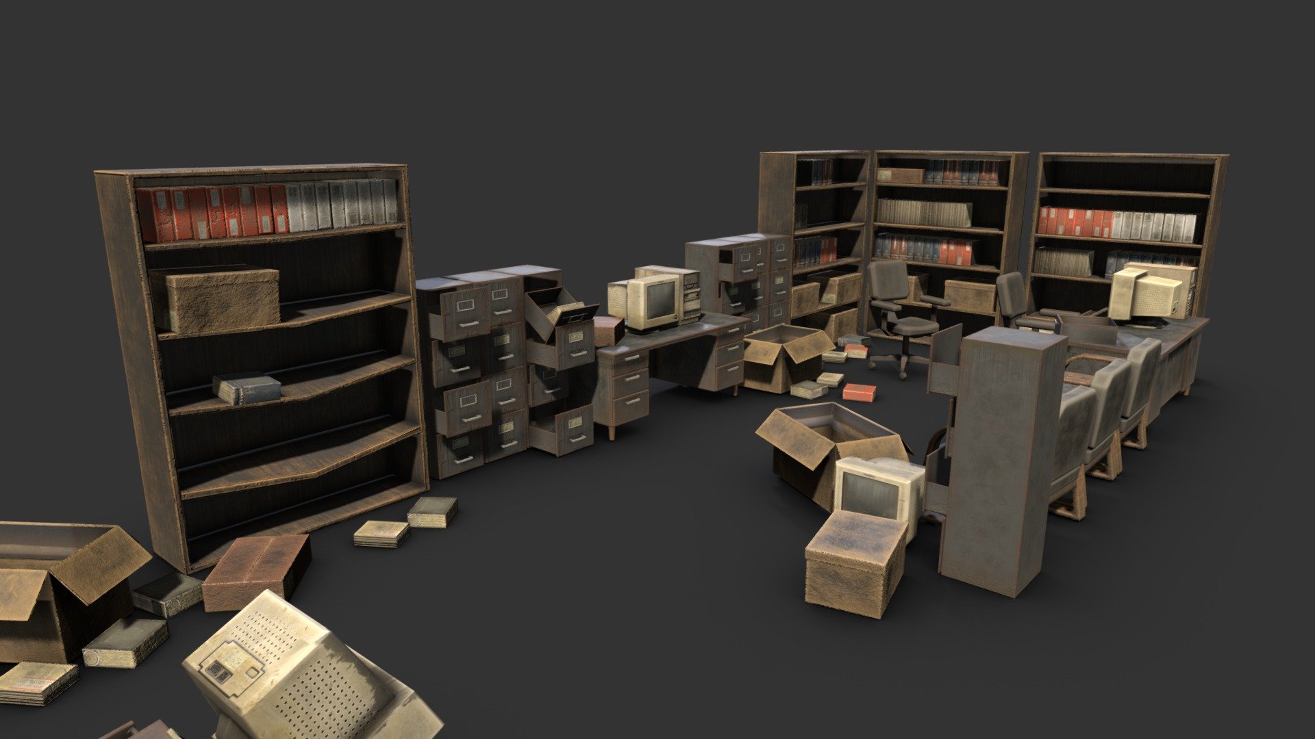 Mould and Rust abound in these once quite official items. Made for UE4, as a &ldquo;breaking out of art block