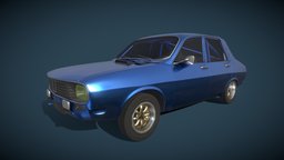 Rally Car Renault 12 / Dacia 1300 HighPoly Model renault, oldschool, rallycar, dacia, renault12, dacia1300, daciaracing, daciasport, renaultgrodini, daciarally, renaultrallycar, oldracecar, oldrallycar