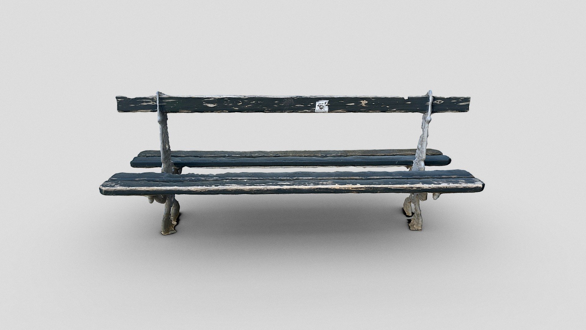 A typical bench from Paris, a landmark of Parisian urban landscape and architecture. There are around 100,000 of those in Paris.

https://frenchmoments.eu/benches-of-paris/