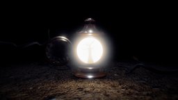 Over The Garden Wall lamp, beast, forest, night, overthegardenwall, blender, dark