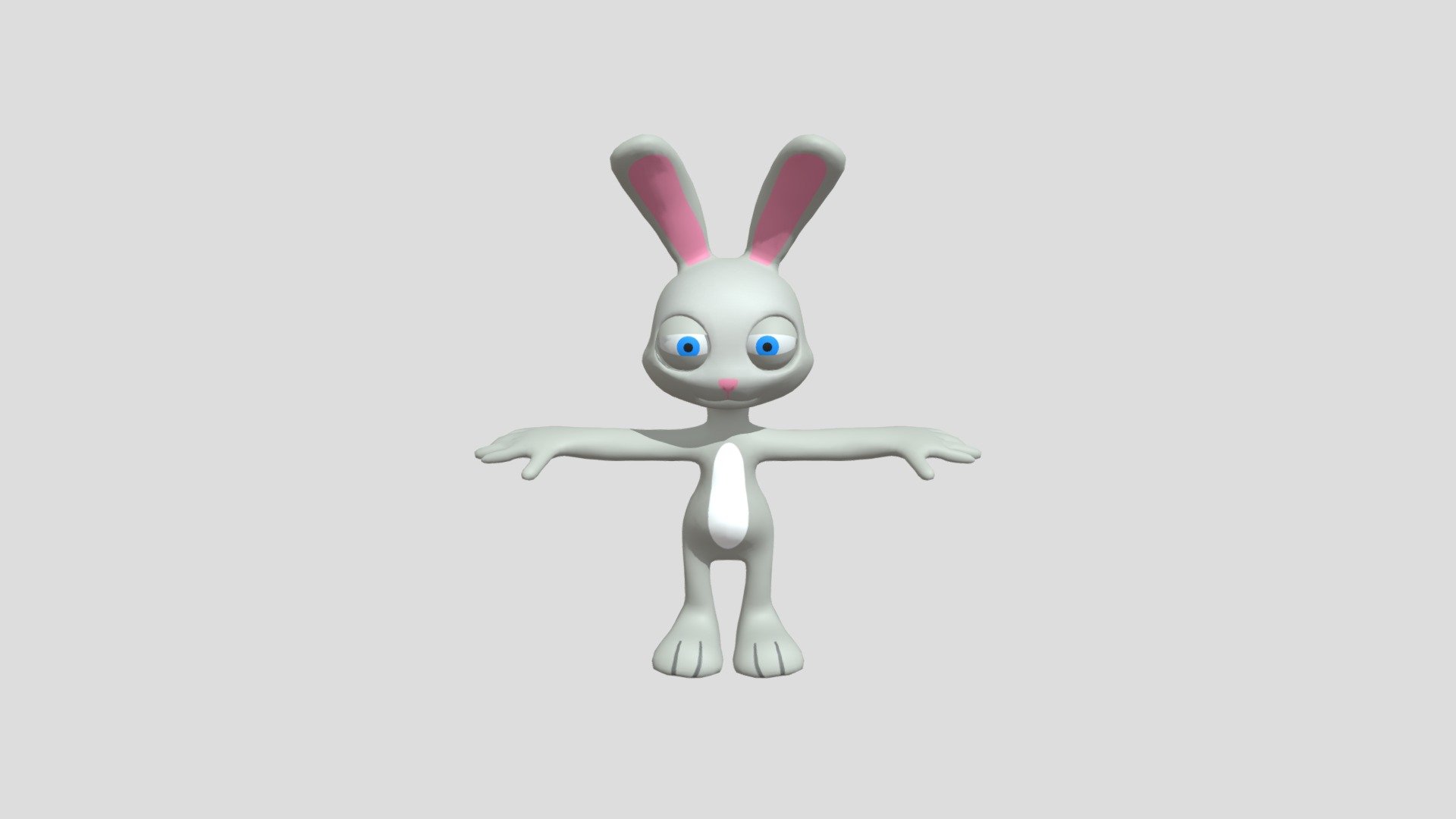 Bring a touch of whimsical charm to your projects with this hoppy stylized cartoon anthropomorphic rabbit 3D model. Perfect for games, animations, 3D prints, or unique decor, its customizable features and playful personality will add a touch of magic.