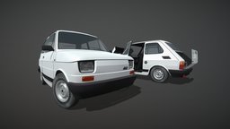 [OLD] Polski Fiat 126p - NFS PS Pepega Edition fiat, polska, 126p, paintnet, game, blender, noai