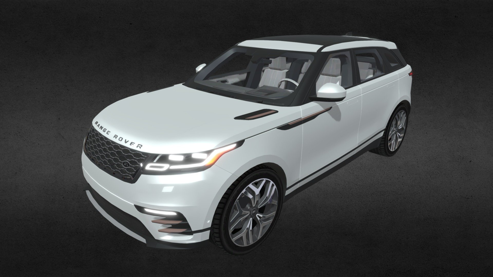 Created in Blender. 
This is a Land Rover Range Rover Velar obj blend with textures includes.
