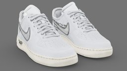 OFF-WHITE x Nike Air Force 1 one sneaker people, urban, secondlife, ar, shoes, imvu, sl, nike, trainer, footwear, tactical, sneaker, adidas, yeezy, sims, jordan, streetwear, shoescan, nft