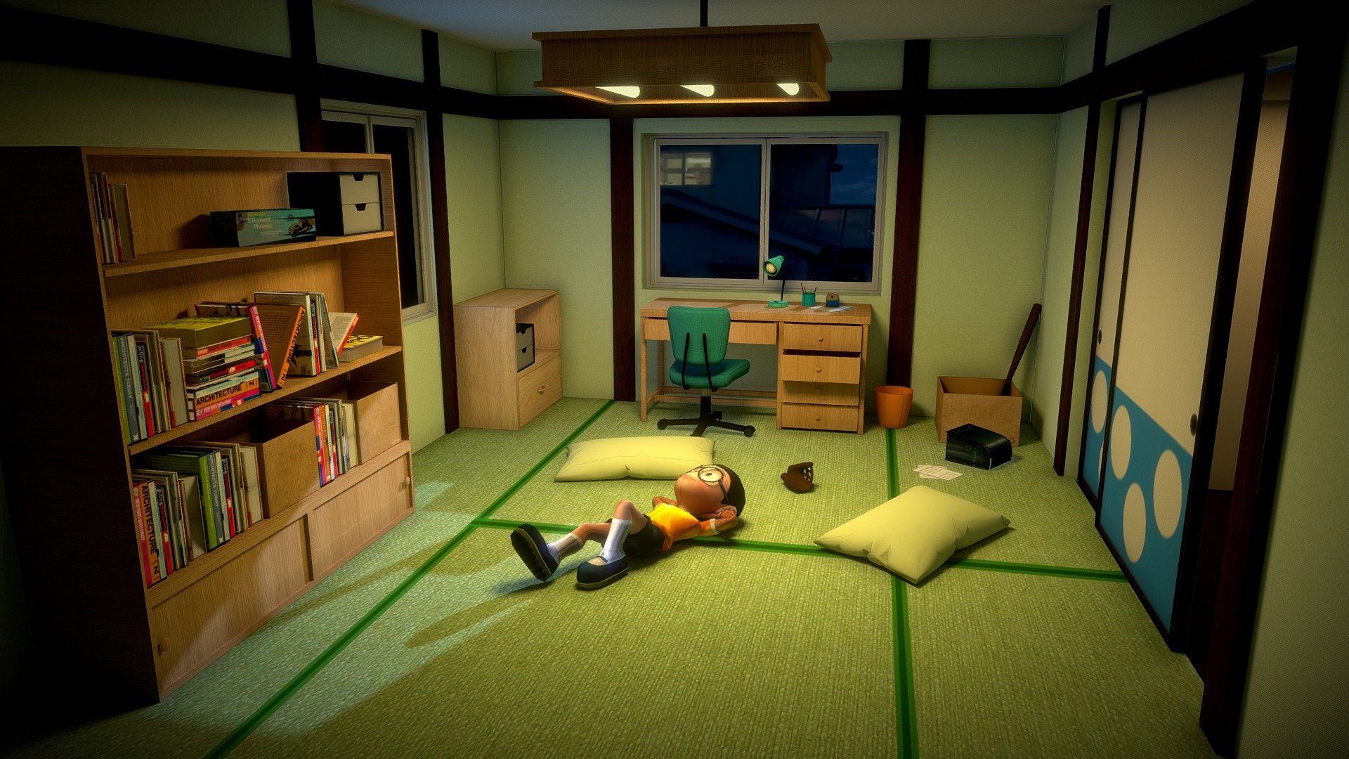 

Nobita Room

Baked + un_baked textures

Best for AR-VR

game rady

2k textures
