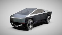 Tesla Cybertruck truck, tesla, elonmusk, vehicle, car, cybertruck, noai