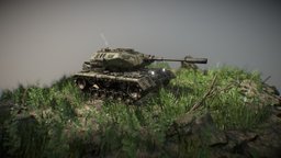 VR sculpted tank virtual, oculus, vr, virtualreality, oculusrift, quill, quillustration, medium2, substancepainter, substance