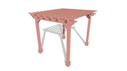 The Traditional Wooden Garden Pergola wooden, pergola, forever, 3d-building, redwood, structure, foreverredwood, wooden-pergola, old-growth