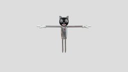 Cartoon Cat The Big Monsterily Cat cartooncat, monster, trevor-henderson-creatures