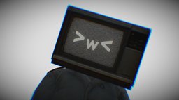 TVWoman tvman, gameasset, gameready, skibiditoilet, skibidi_toliet, skibidi-toilet, tvwoman