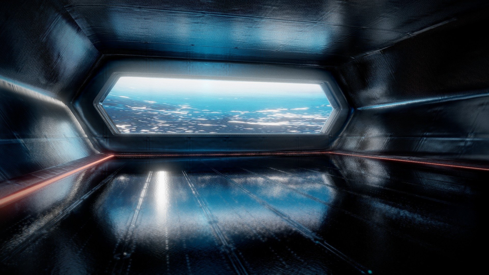 Low poly Sci-Fi Hanger which I made in my spare time. Perfect for space and futuristic enviroments! Plenty of room to store ships, cargo, etc.