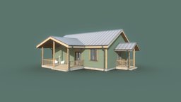 WOODEN HOUSE BAKED TEXTURES WITH BAKED INTERIOR unreal, baked, unrealengine, bakedtextures, interior-design, low-poly-model, house-model, baked-lighting, wooden-house, baked-textures, bakedlighting, unity, low-poly, lowpoly, house, wood, interior, baked-interior