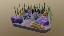 Underwater Diorama substancepainter, substance
