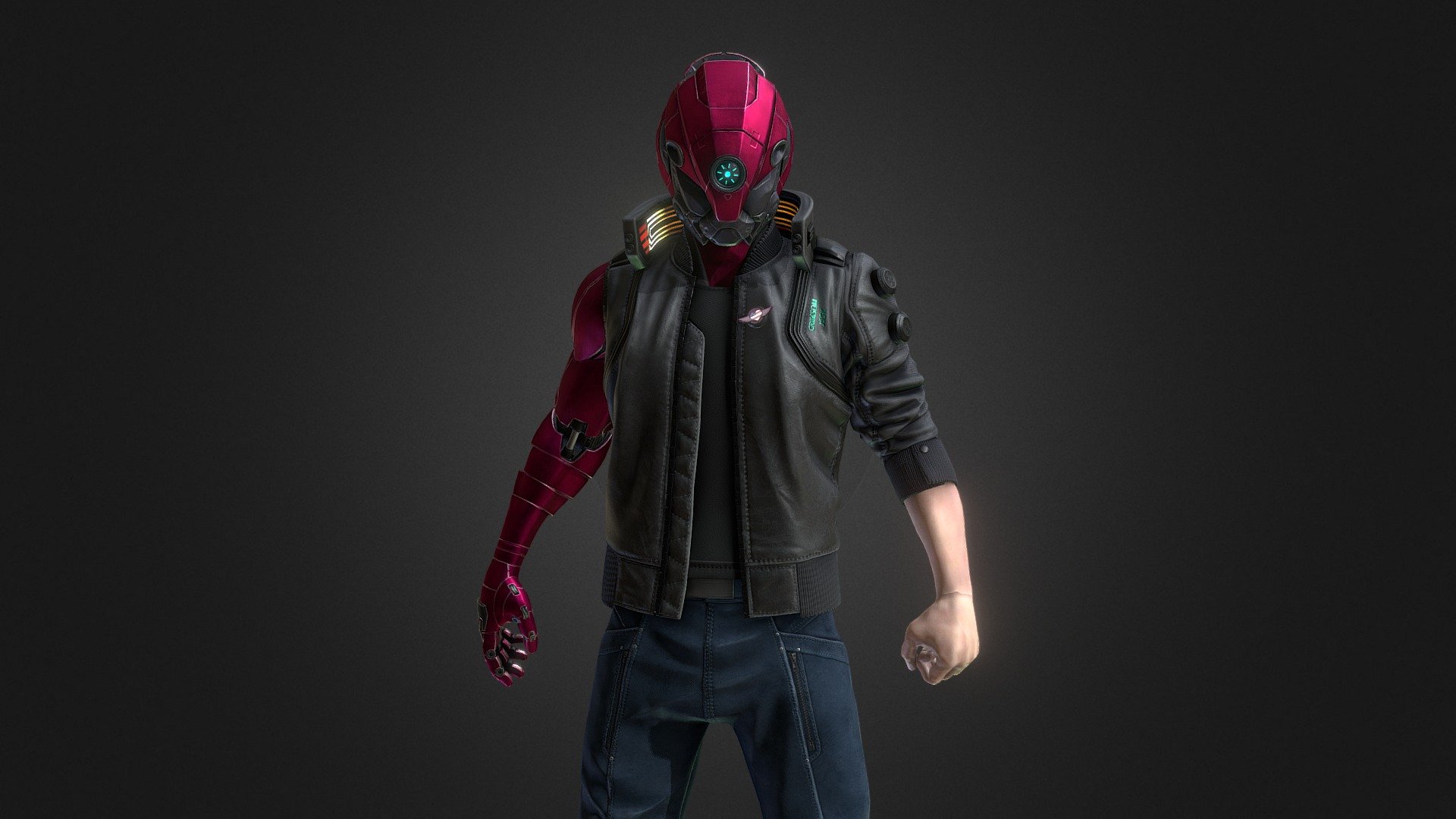 Do you wana learn how to create a character like that?
Enrol to my tutorial &ldquo;How to create a Sci-Fi Character for Games