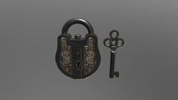 ANCIENT LOCK vintage, 3dartist, substance-painter-2, propartist, zbrush4r8, marmosettoolbag3, vintagelock, ancientlock, goldlock, oldlock, 3dlock, lockandkey, key3d, texturingold, maya, photoshop, 3dmodel, 3dmodeling