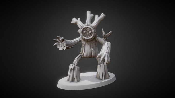 Treant tree, tabletop, figure, boardgames, boardgame, figurine, dwarfs, treant, tabletop-game, dwar7s, monster, plastic
