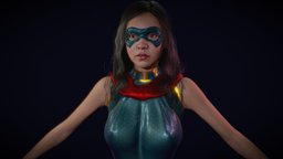 Kamala Khan WIP body, anatomy, marvel, khan, woman, girl, female, msmarvel, kamala, noai, kamala_khan