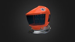 Dave's 2001 Space Odyssey Helmet 2001, prop, substancepainter, substance, helmet, space